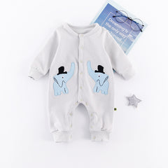 Baby Cute Animal Romper Boys Girls Jumpsuit Outfits Long