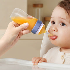 Squeeze Baby Rice Paste Spoon Feeder