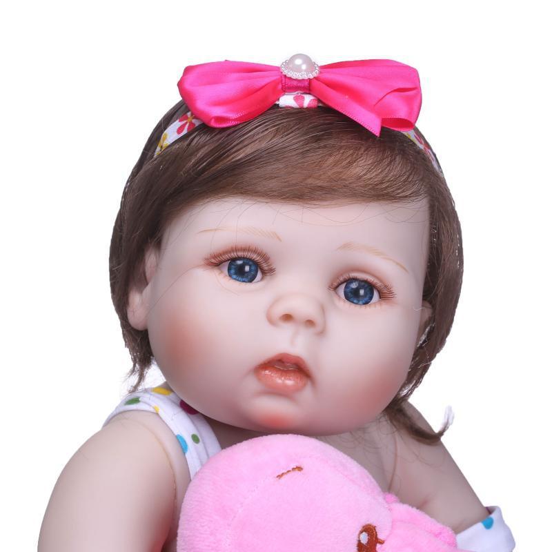 Simulation Baby Toys Cute Female Baby