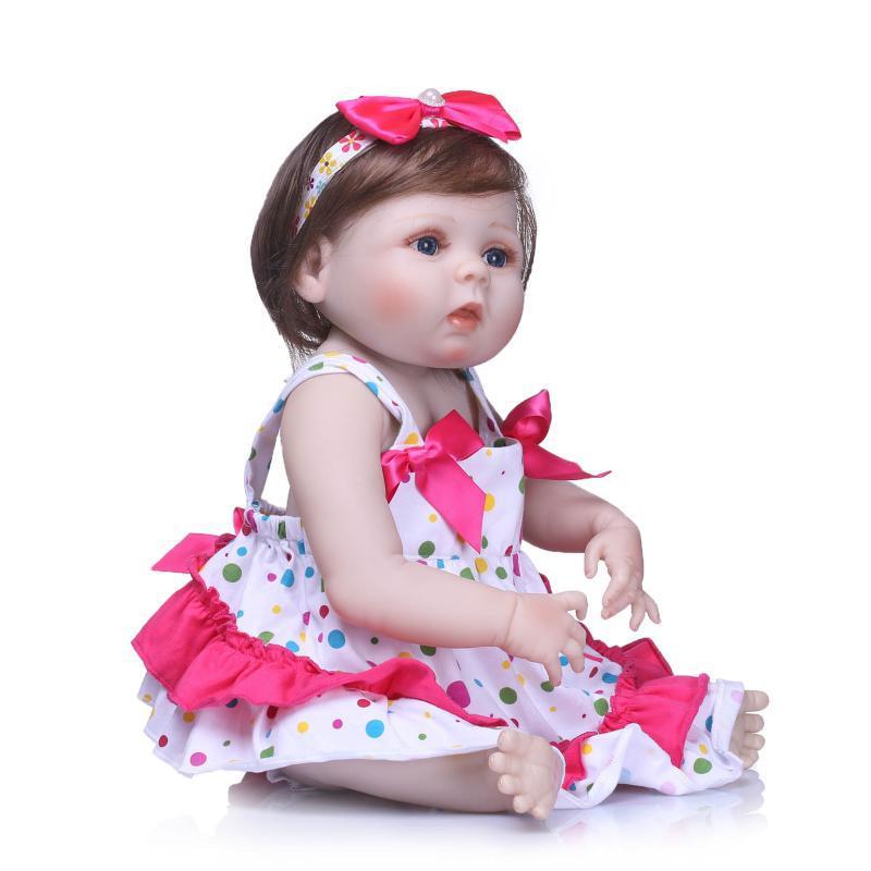 Simulation Baby Toys Cute Female Baby